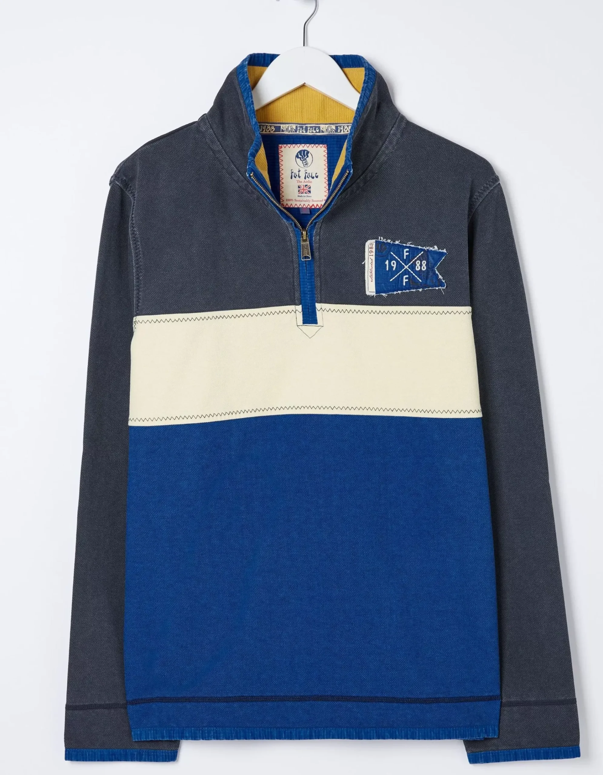 Men FatFace View All|Nation Airlie Scotland Sweatshirt