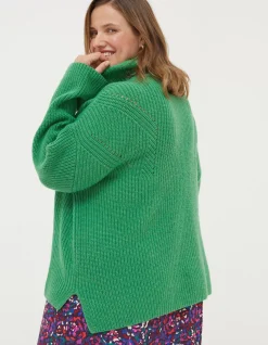 Women FatFace View All|Nellie Boxy Roll Neck Jumper