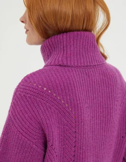 Women FatFace View All|Nellie Boxy Roll Neck Jumper