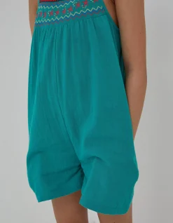 Girls FatFace View All|Nellie Embroidered Playsuit