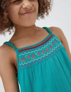 Girls FatFace View All|Nellie Embroidered Playsuit