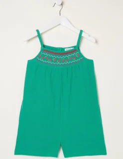 Girls FatFace View All|Nellie Embroidered Playsuit