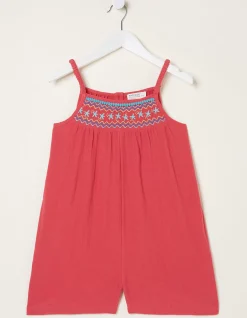 Girls FatFace View All|Nellie Embroidered Playsuit