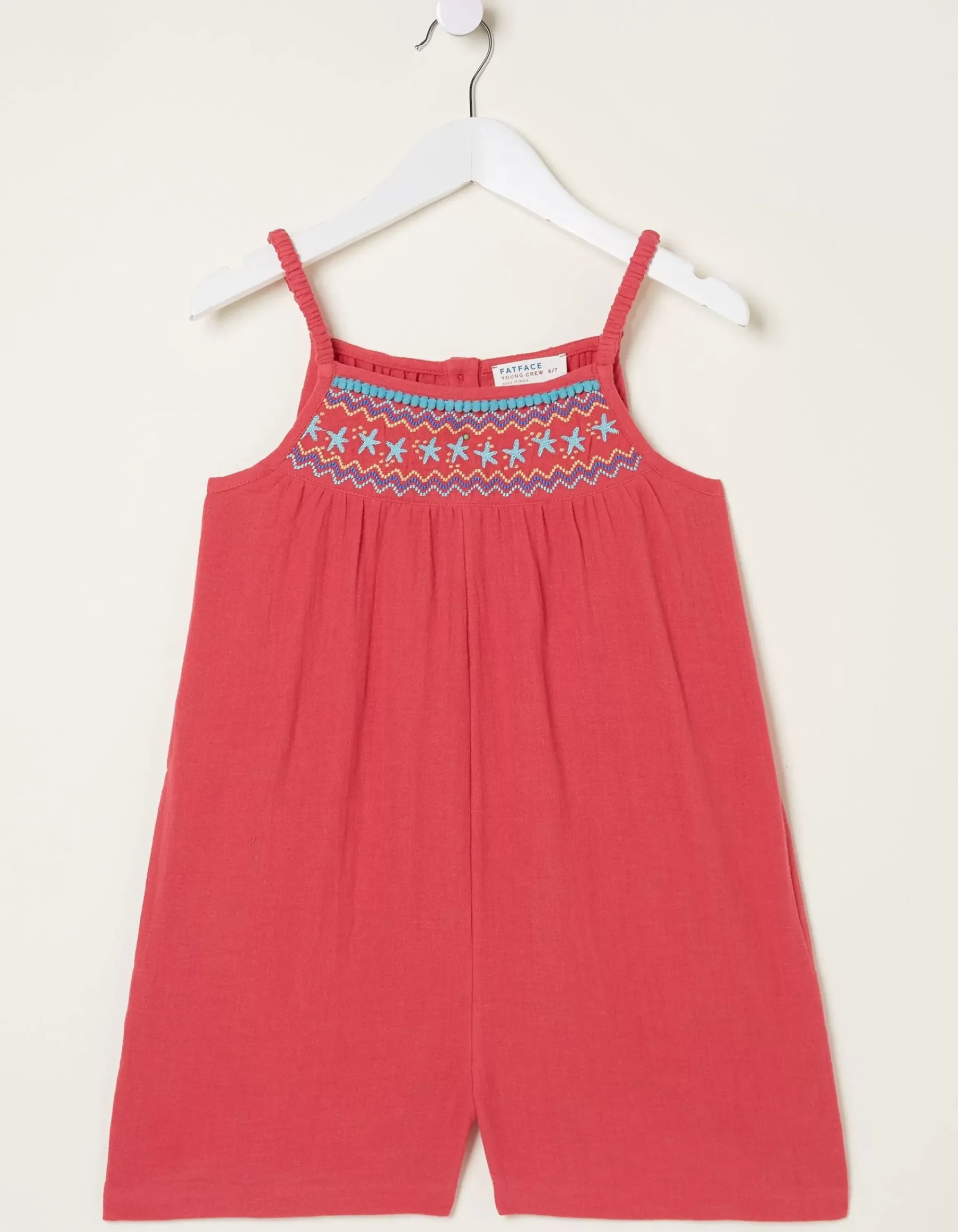 Girls FatFace View All|Nellie Embroidered Playsuit