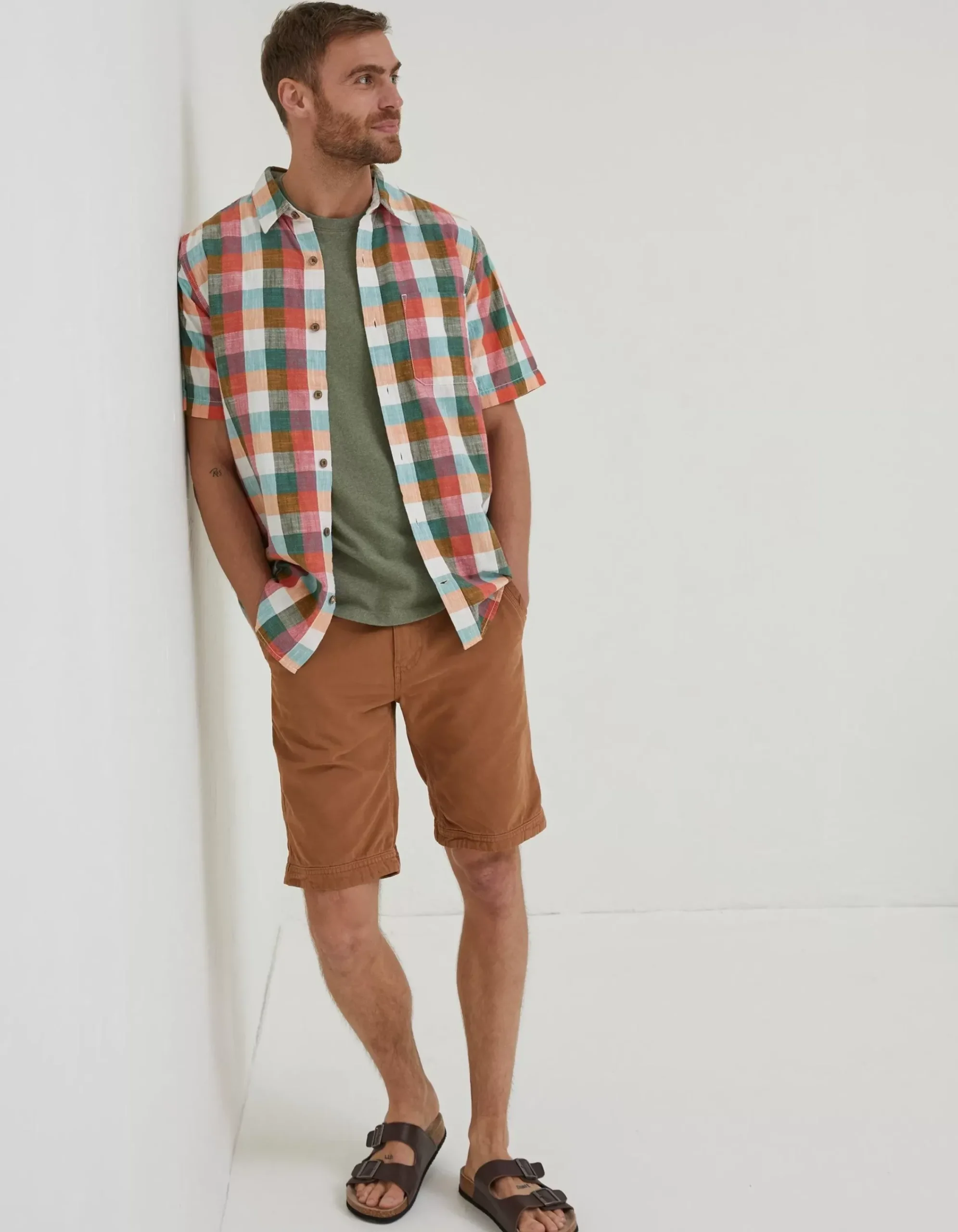 Men FatFace Shirts|Nelson Check Shirt