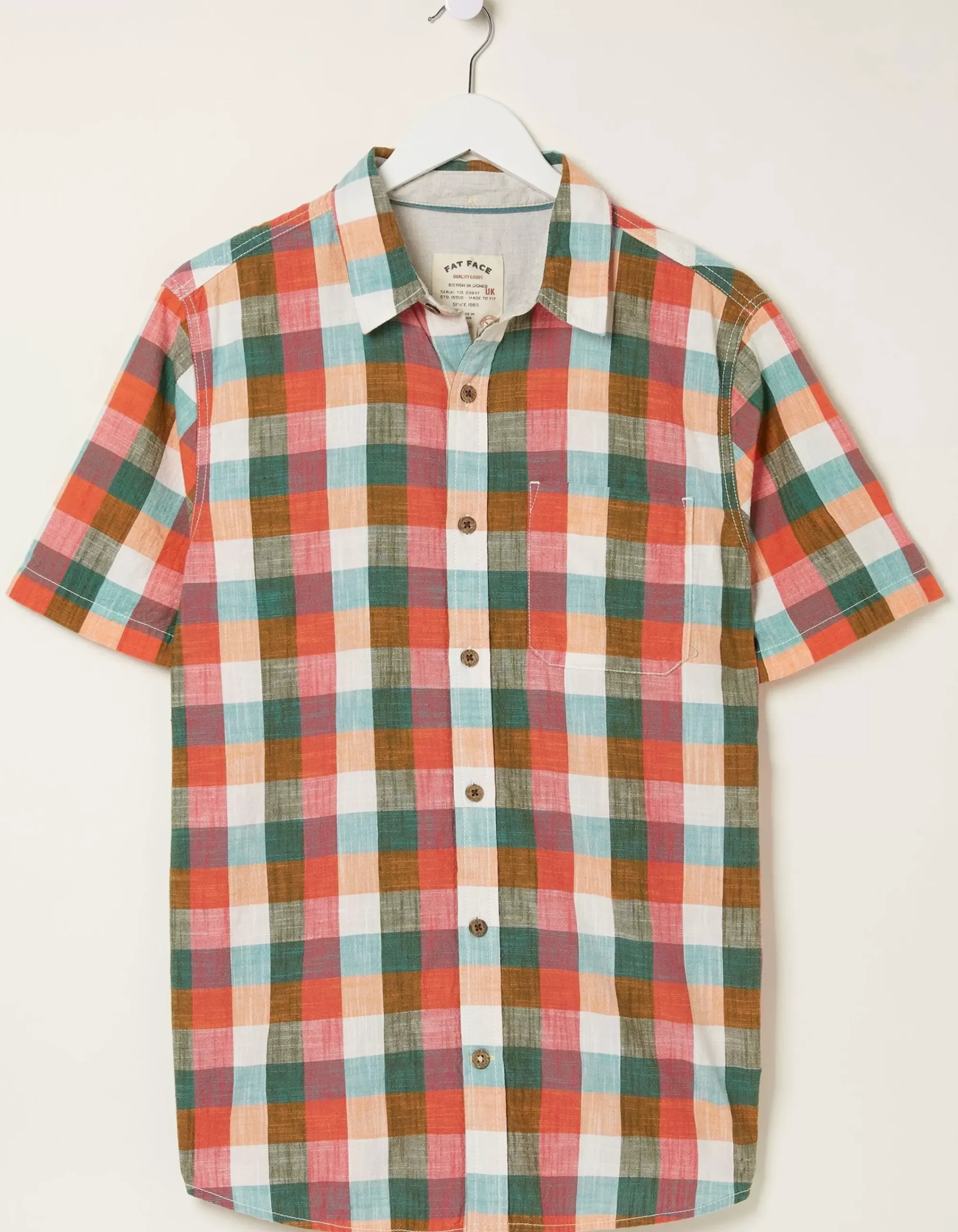 Men FatFace Shirts|Nelson Check Shirt