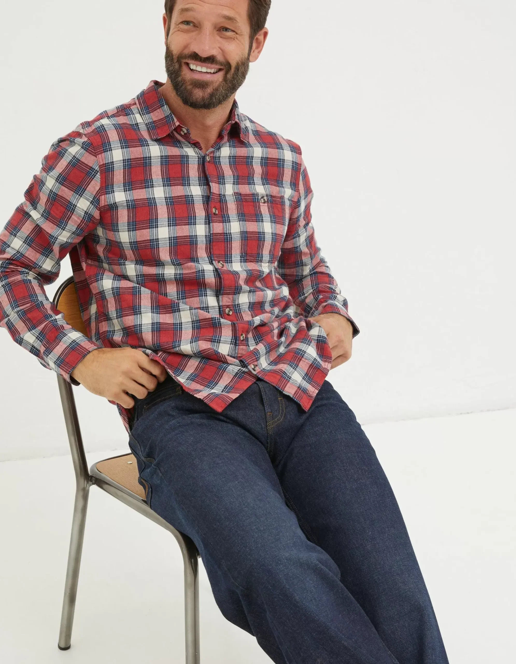 Men FatFace View All|Nevis Check Shirt