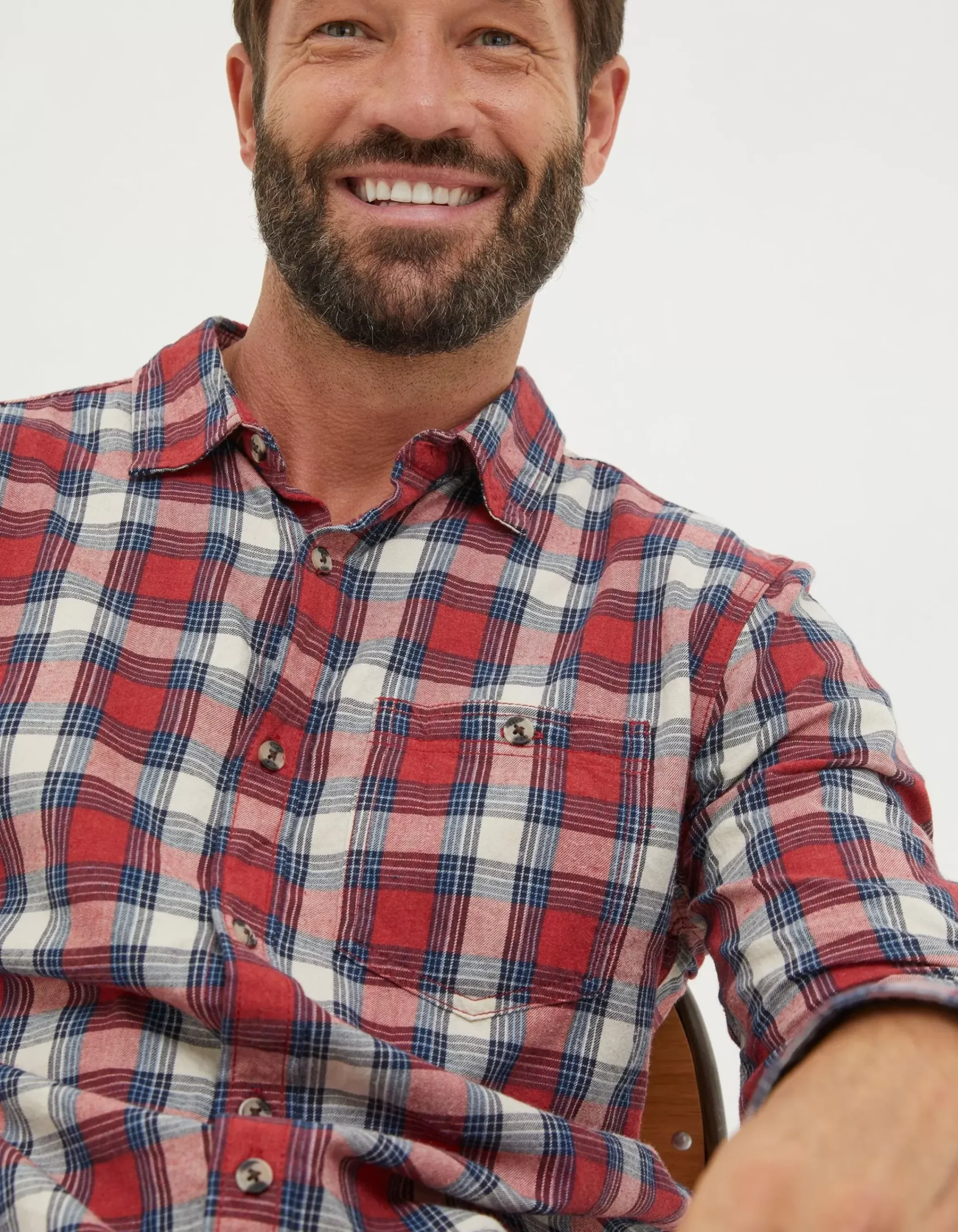 Men FatFace View All|Nevis Check Shirt