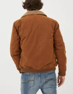 Men FatFace View All|Newlyn Cotton Bomber Jacket
