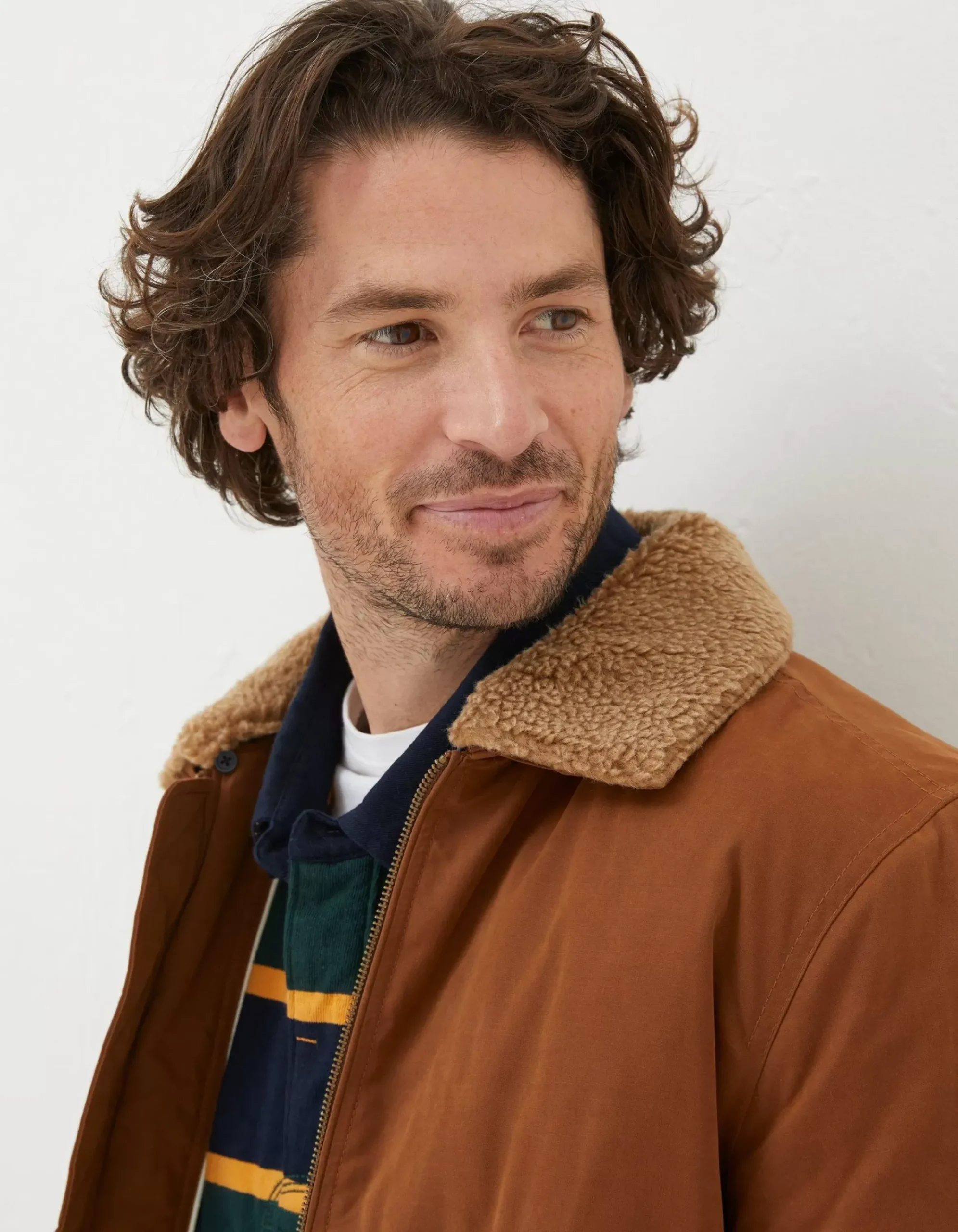 Men FatFace View All|Newlyn Cotton Bomber Jacket