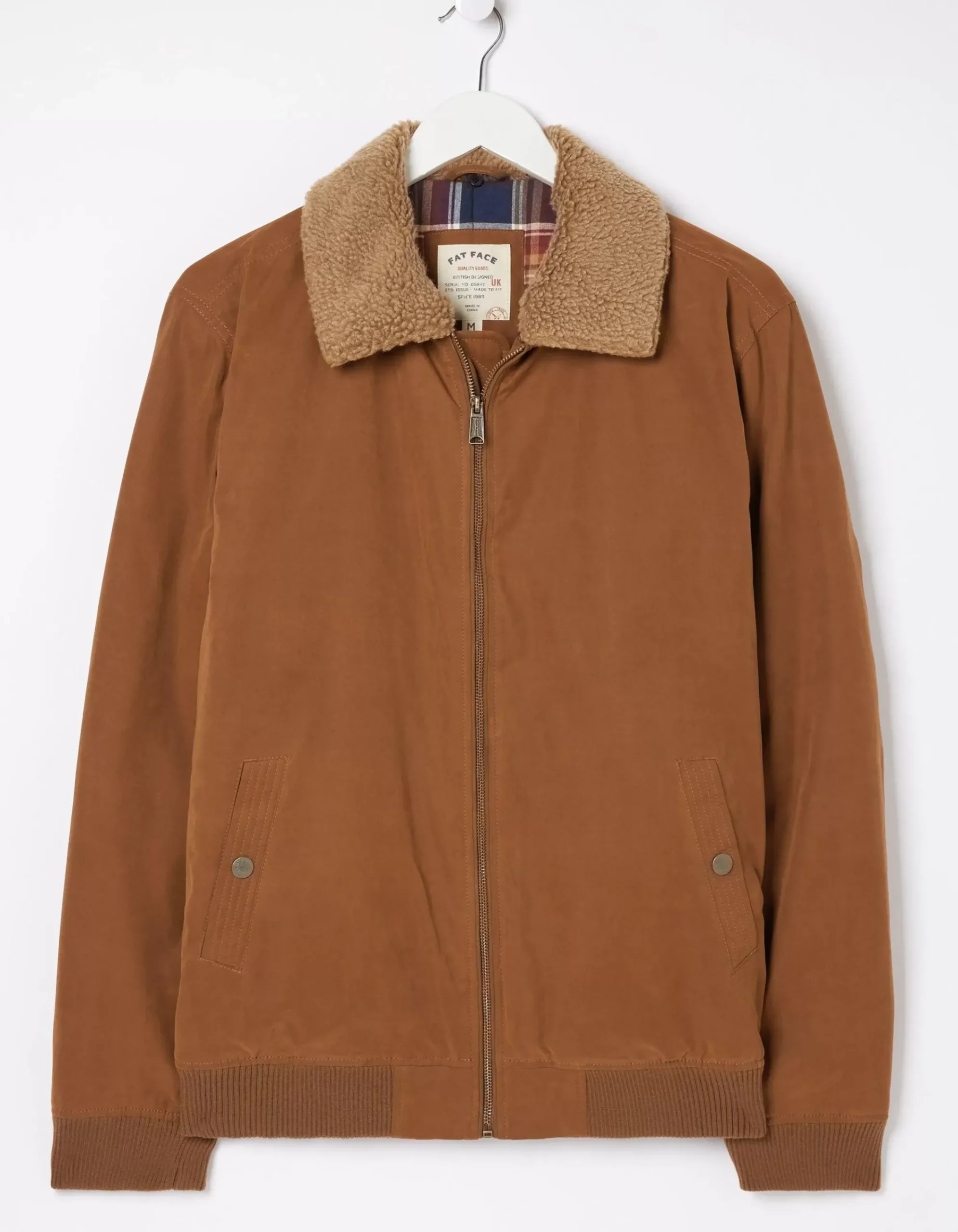 Men FatFace View All|Newlyn Cotton Bomber Jacket
