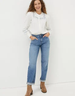 Women FatFace Shirts & Blouses|Nicole Embroidered Blouse