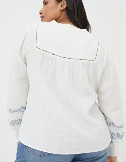Women FatFace Shirts & Blouses|Nicole Embroidered Blouse