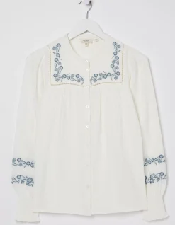 Women FatFace Shirts & Blouses|Nicole Embroidered Blouse