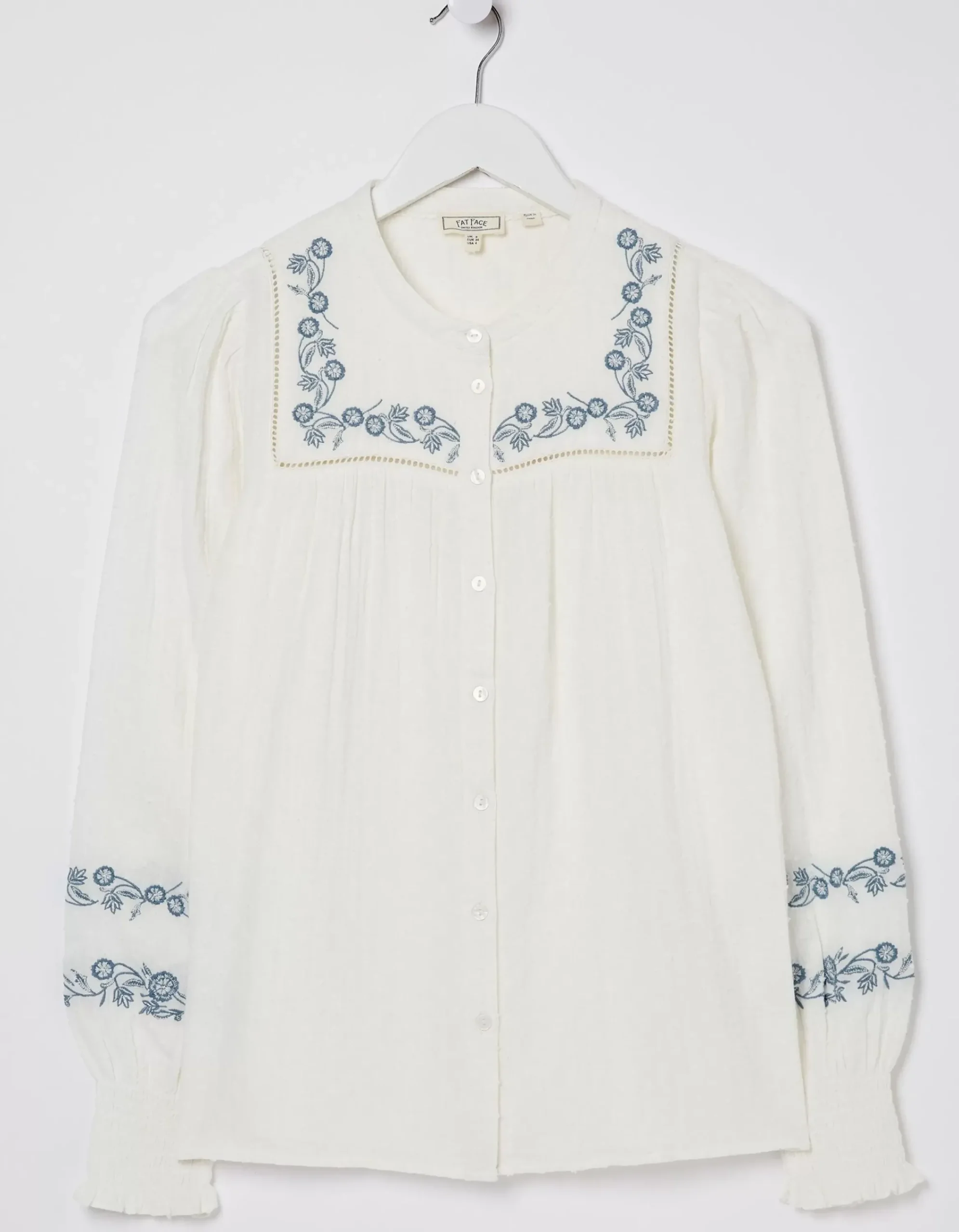 Women FatFace Shirts & Blouses|Nicole Embroidered Blouse