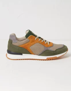 Men FatFace View All|Oakes Leather Trainers