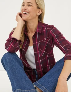 Women FatFace Shirts & Blouses|Olivia Check Shirt
