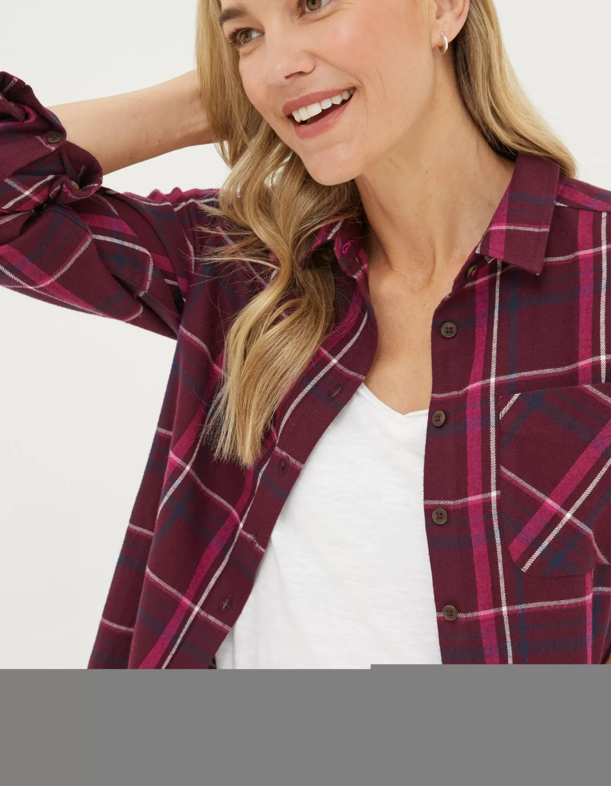 Women FatFace Shirts & Blouses|Olivia Check Shirt