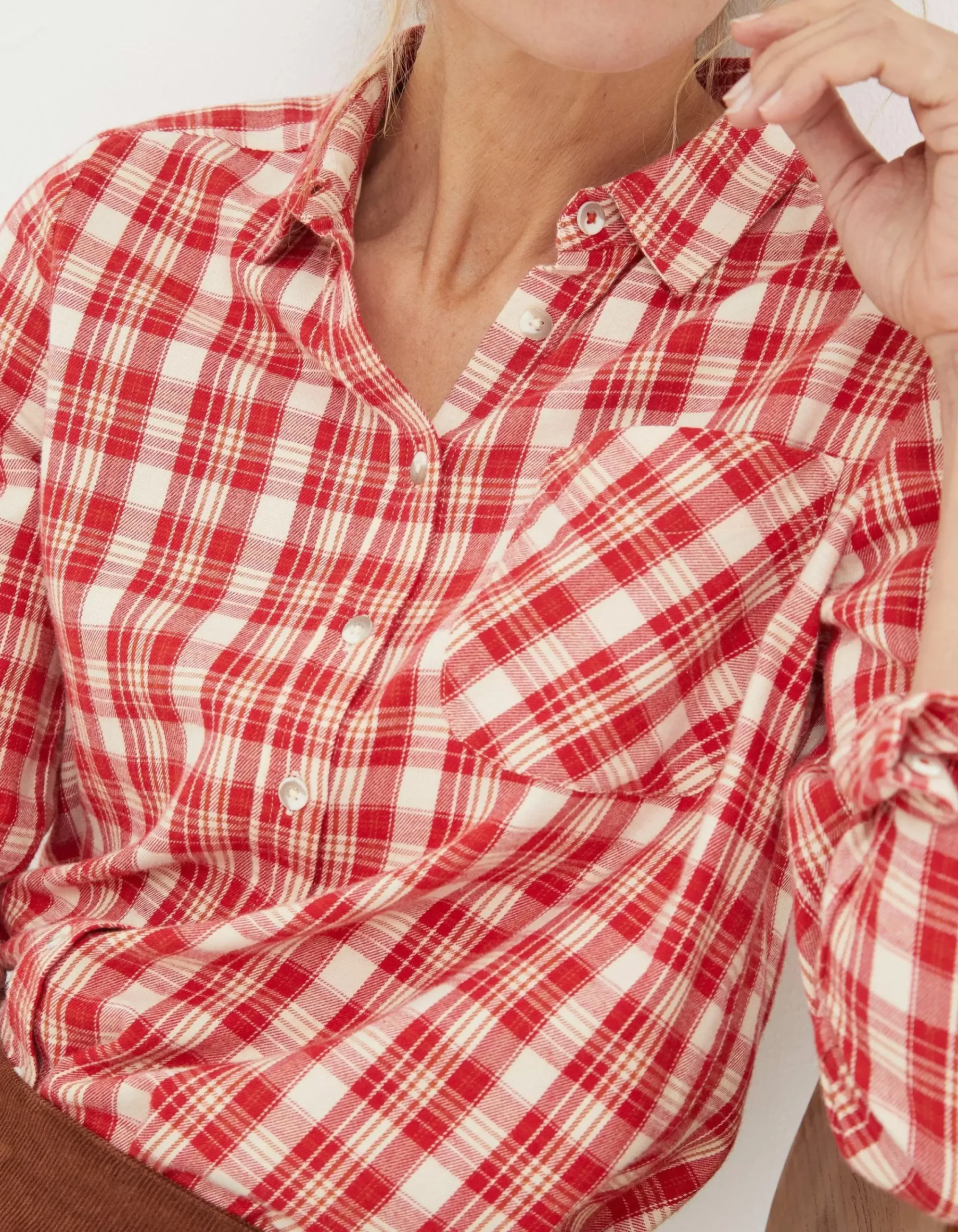 Women FatFace Shirts & Blouses|Olivia Check Shirt