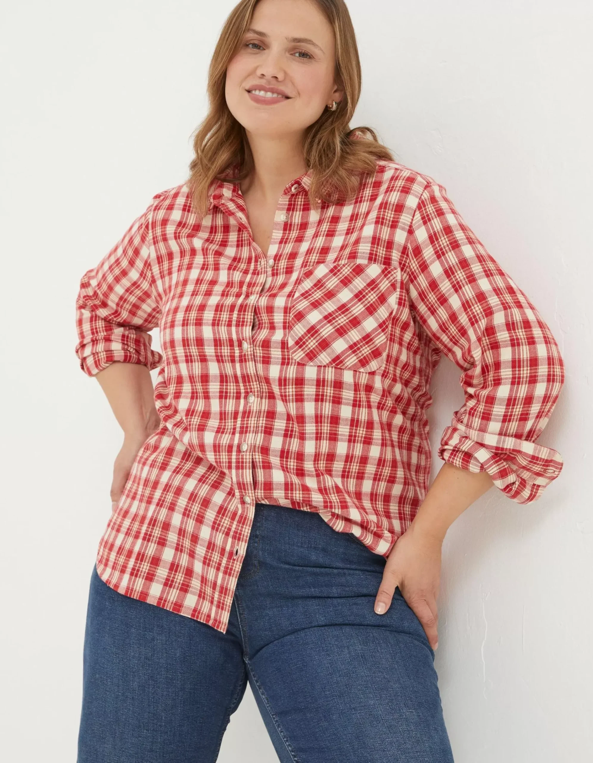 Women FatFace Shirts & Blouses|Olivia Check Shirt
