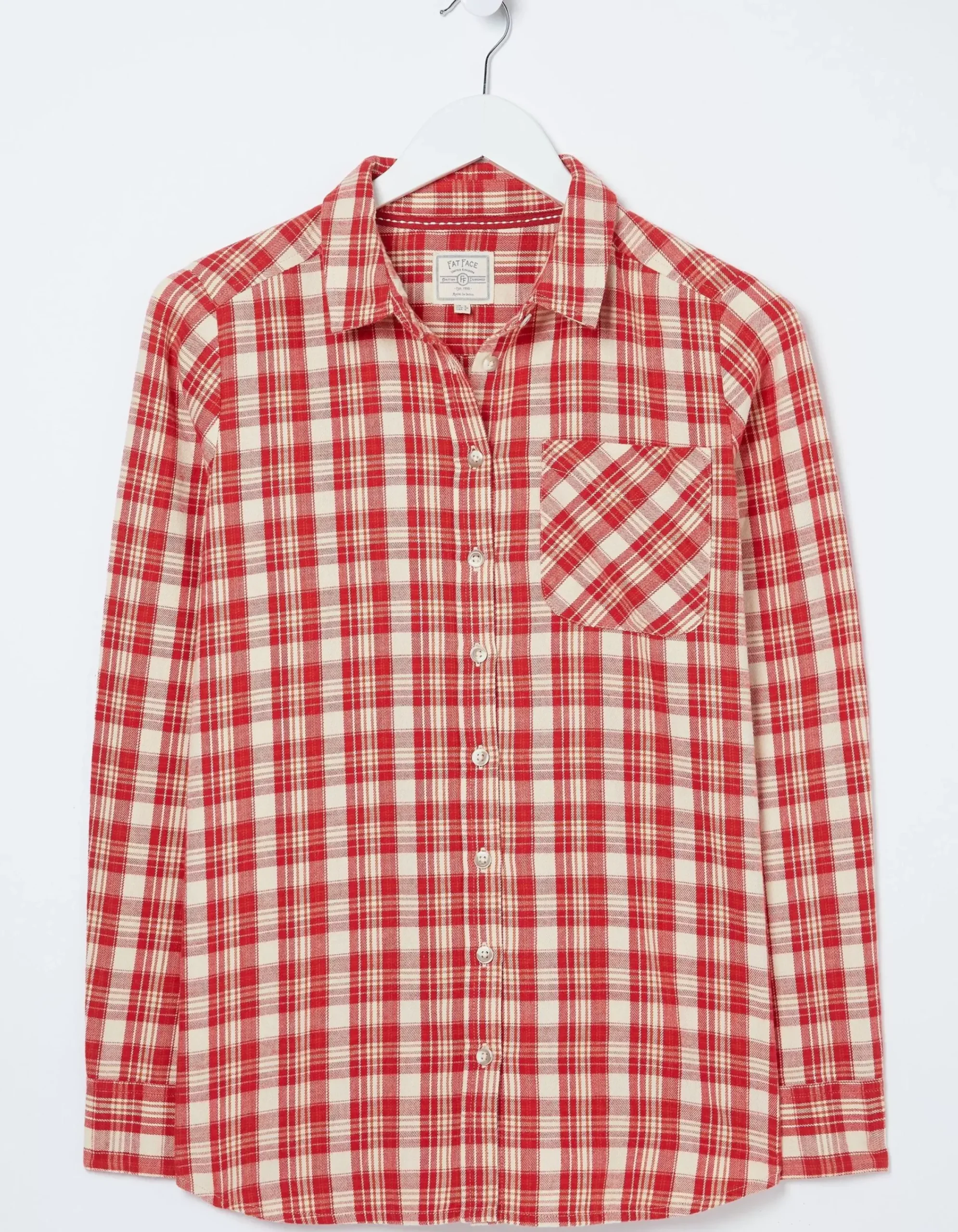 Women FatFace Shirts & Blouses|Olivia Check Shirt