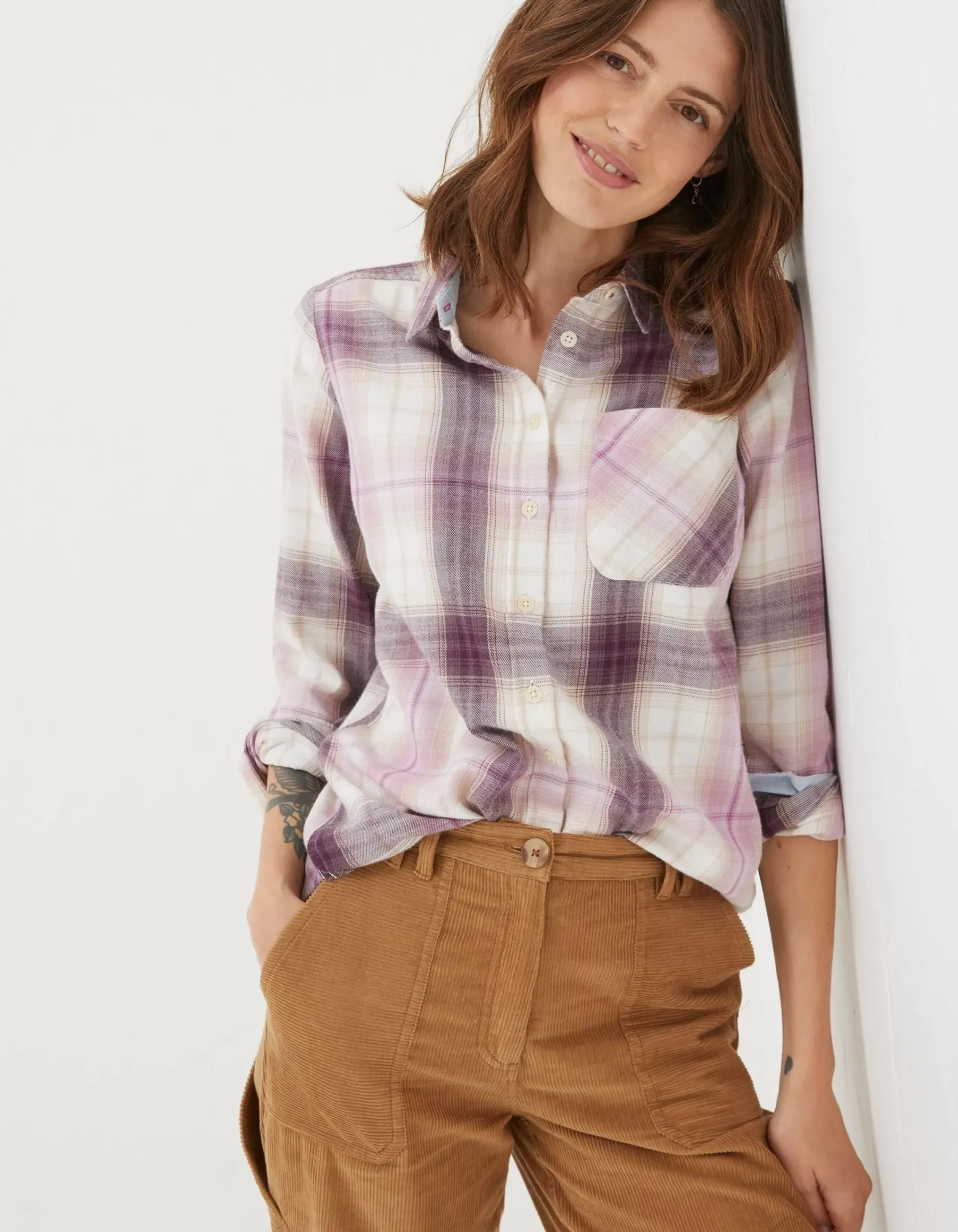 Women FatFace View All|Olivia Check Shirt