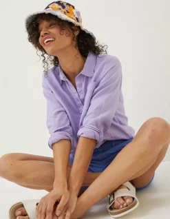Women FatFace Shirts & Blouses|Olivia Linen Shirt