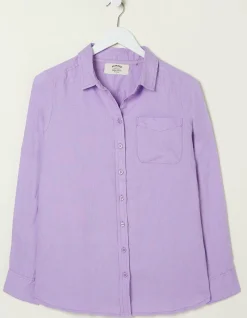 Women FatFace Shirts & Blouses|Olivia Linen Shirt