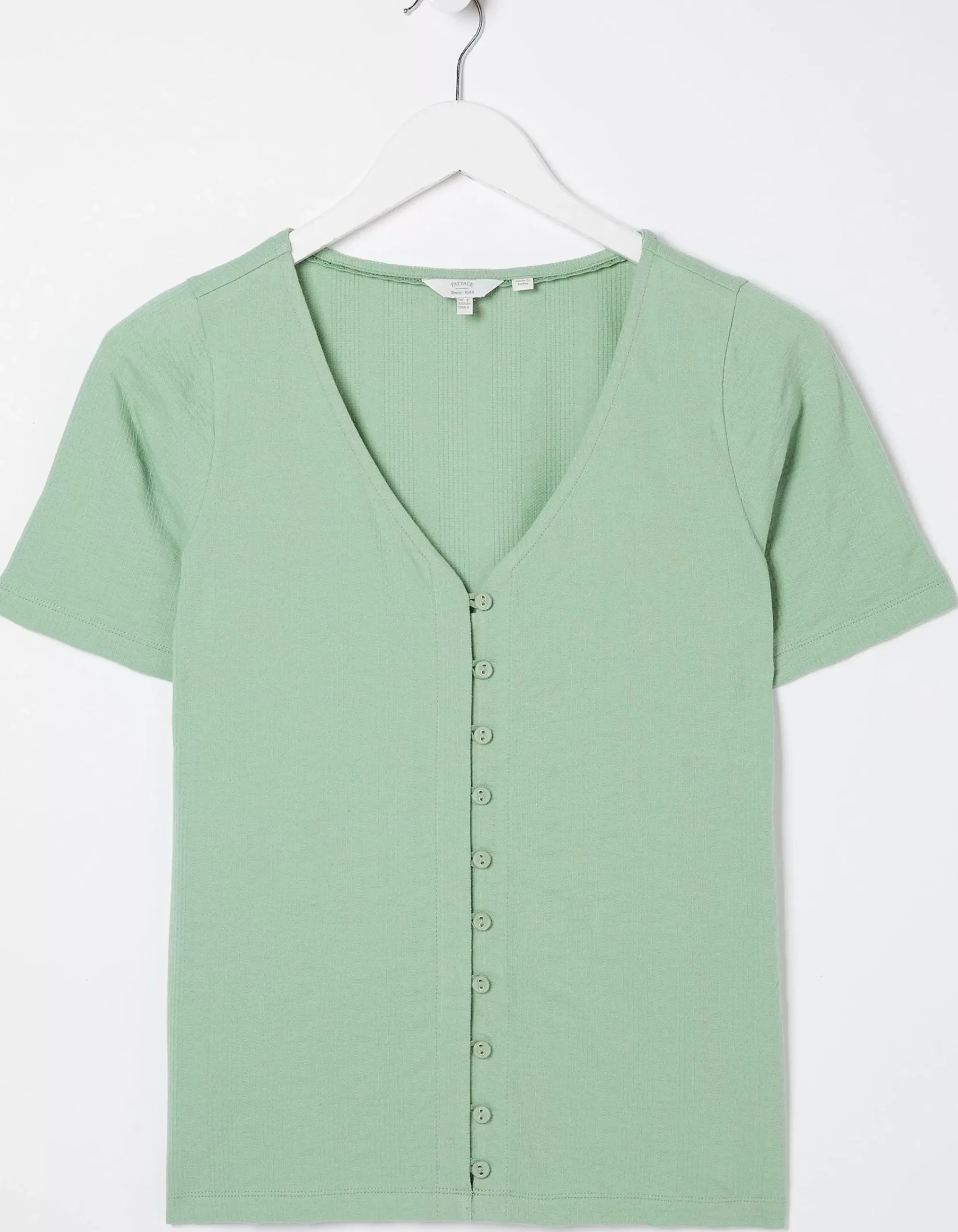 Women FatFace Tops & T-Shirts|Olivia Pointelle T-Shirt