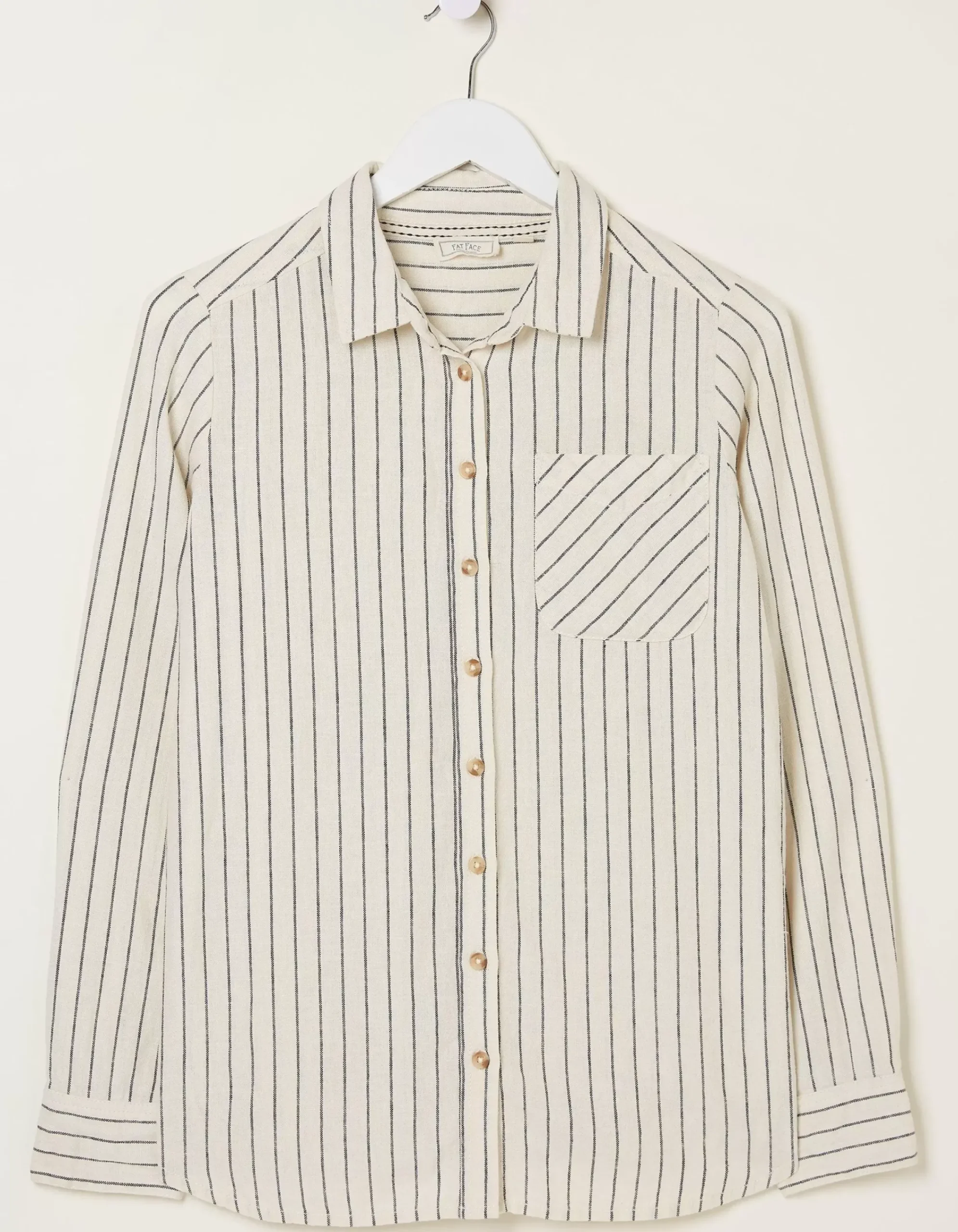 Women FatFace Shirts & Blouses|Olivia Stripe Linen Blend Shirt