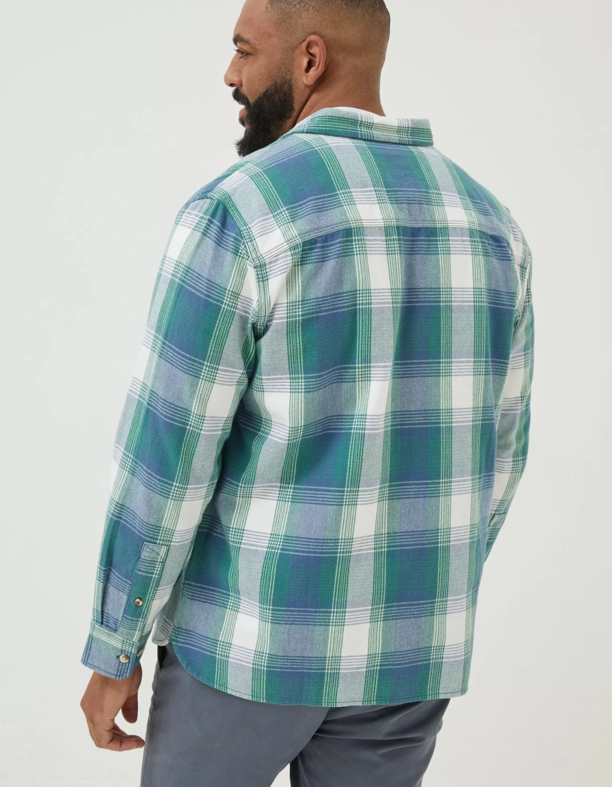 Men FatFace Shirts|Ombre Check Shirt