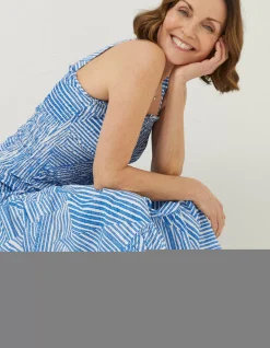 Women FatFace Shirts & Blouses|Oran Abstract Stripe Cami