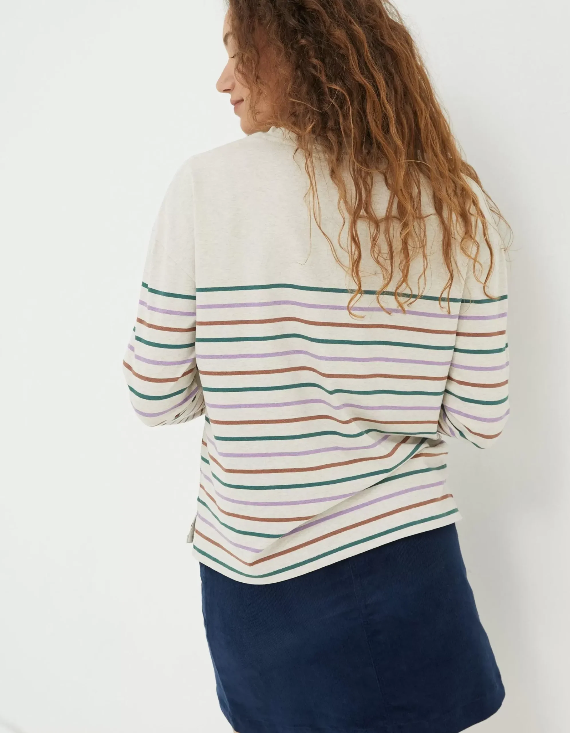 Women FatFace View All|Organic Cotton Boyfriend Breton
