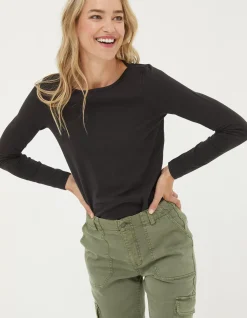 Women FatFace Tops & T-Shirts|Organic Cotton Bree T-Shirt