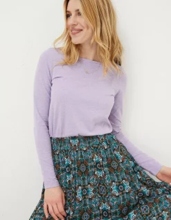 Women FatFace Tops & T-Shirts|Organic Cotton Bree T-Shirt