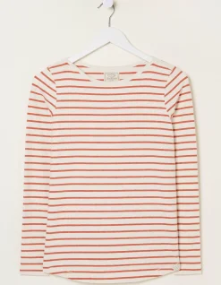 Women FatFace Tops & T-Shirts|Organic Cotton Breton T Shirt