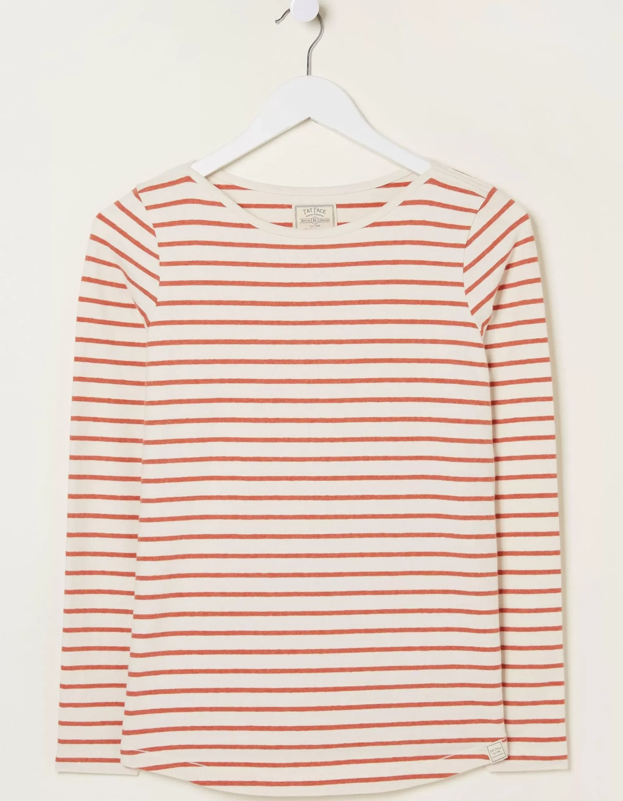 Women FatFace Tops & T-Shirts|Organic Cotton Breton T Shirt