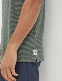 Men FatFace View All|Organic Cotton Fine Stripe Polo