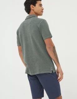 Men FatFace View All|Organic Cotton Fine Stripe Polo