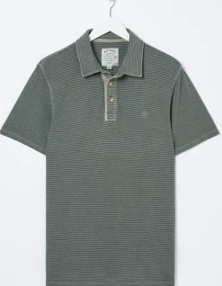 Men FatFace View All|Organic Cotton Fine Stripe Polo