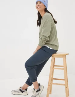 Women FatFace Sweatshirts & Hoodies|Organic Cotton Georgia Crew Sweatshirt