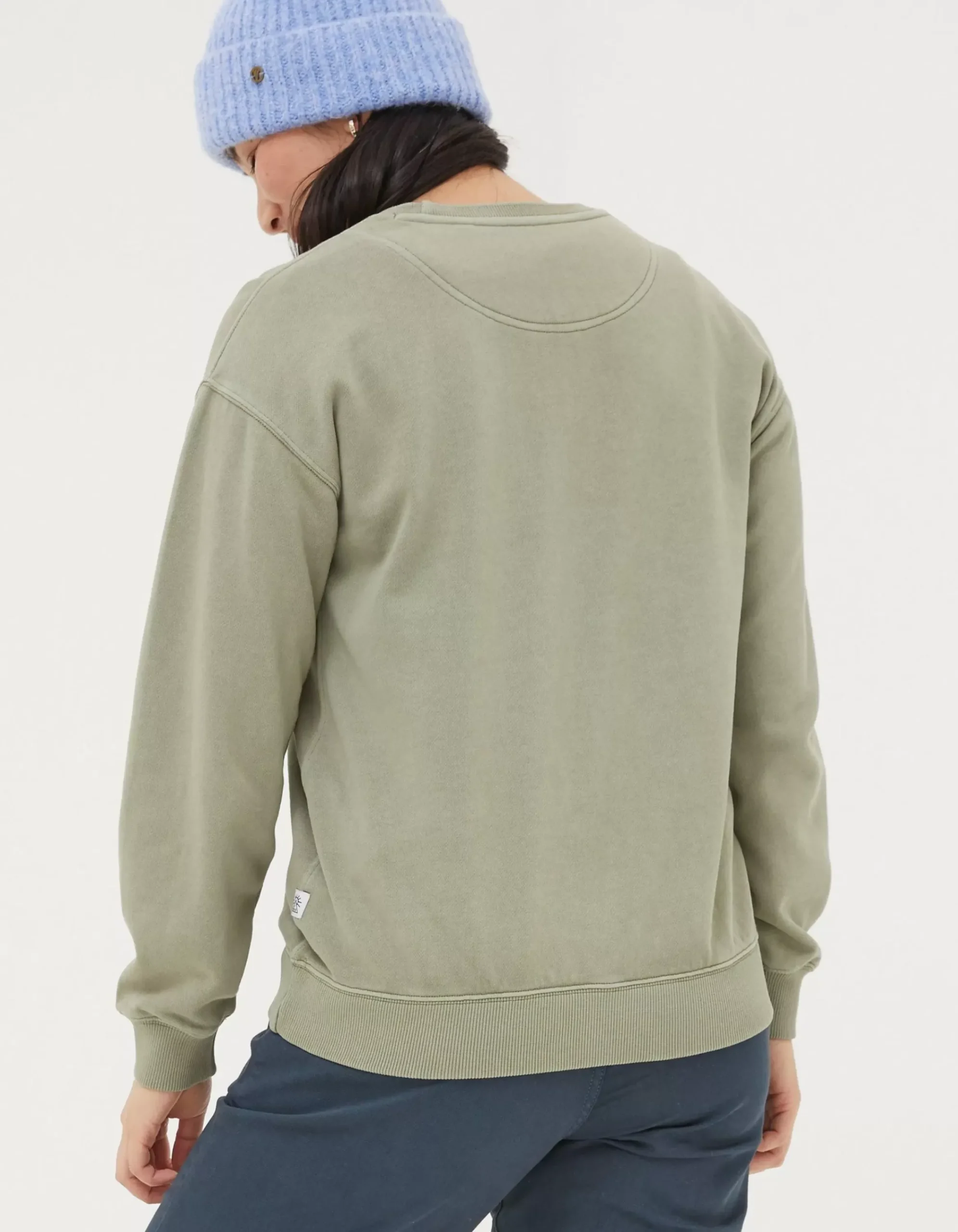 Women FatFace Sweatshirts & Hoodies|Organic Cotton Georgia Crew Sweatshirt
