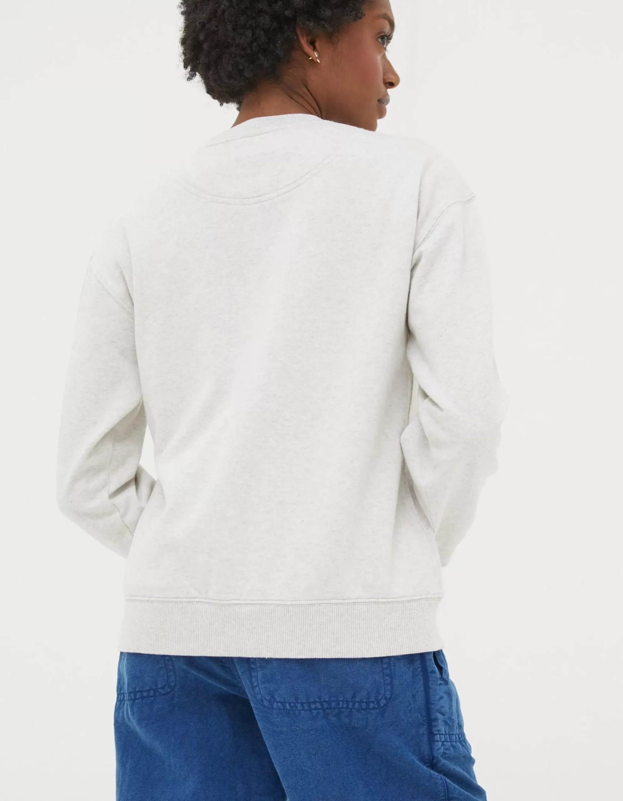 Women FatFace View All|Organic Cotton Georgia Crew Sweatshirt