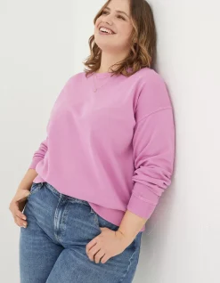 Women FatFace View All|Organic Cotton Georgia Crew Sweatshirt