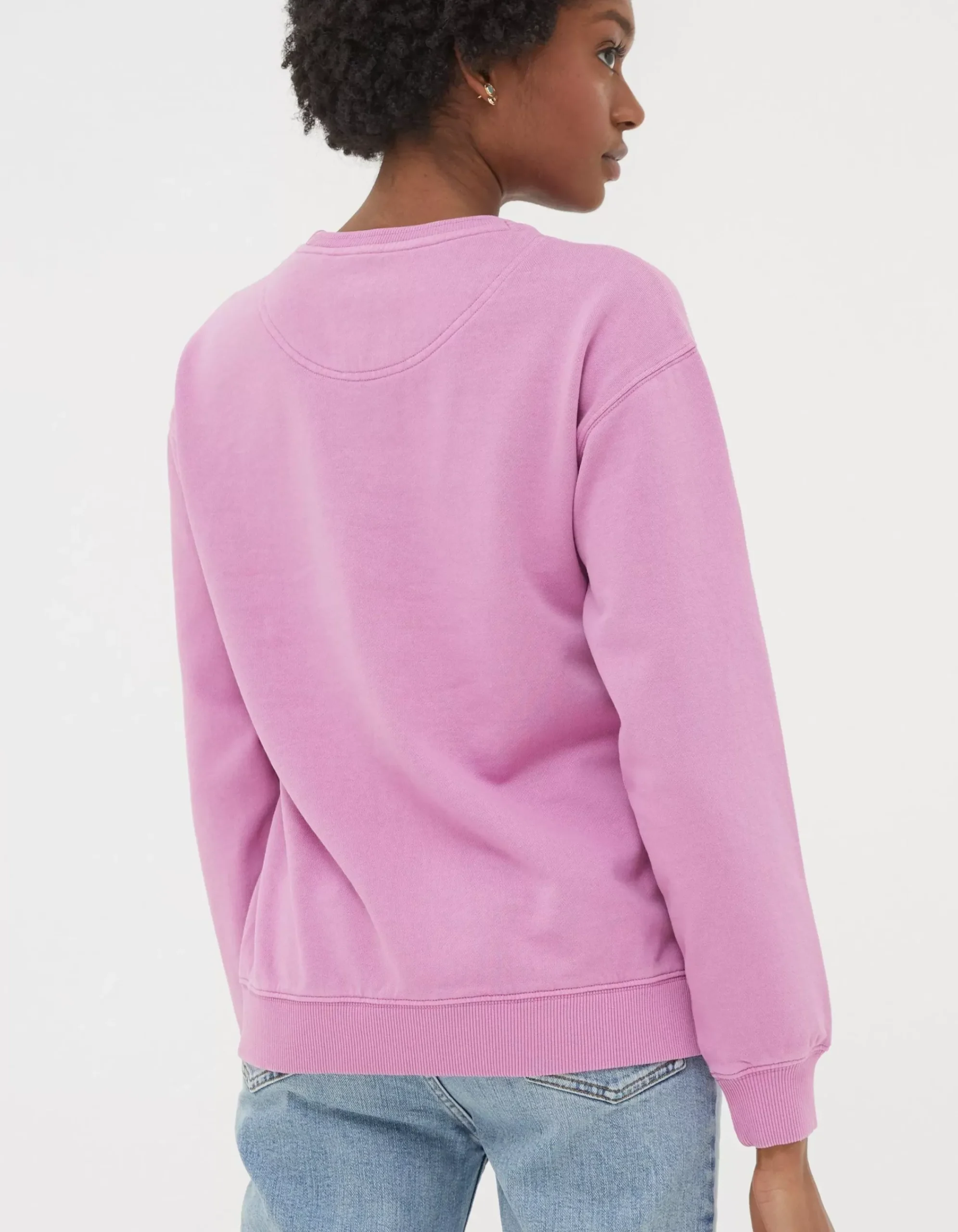 Women FatFace View All|Organic Cotton Georgia Crew Sweatshirt