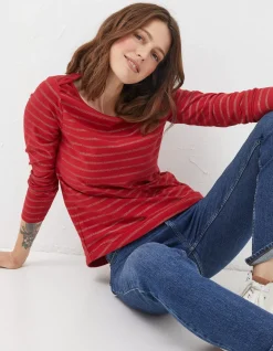 Women FatFace View All|Organic Cotton Glitter Breton