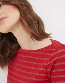 Women FatFace View All|Organic Cotton Glitter Breton