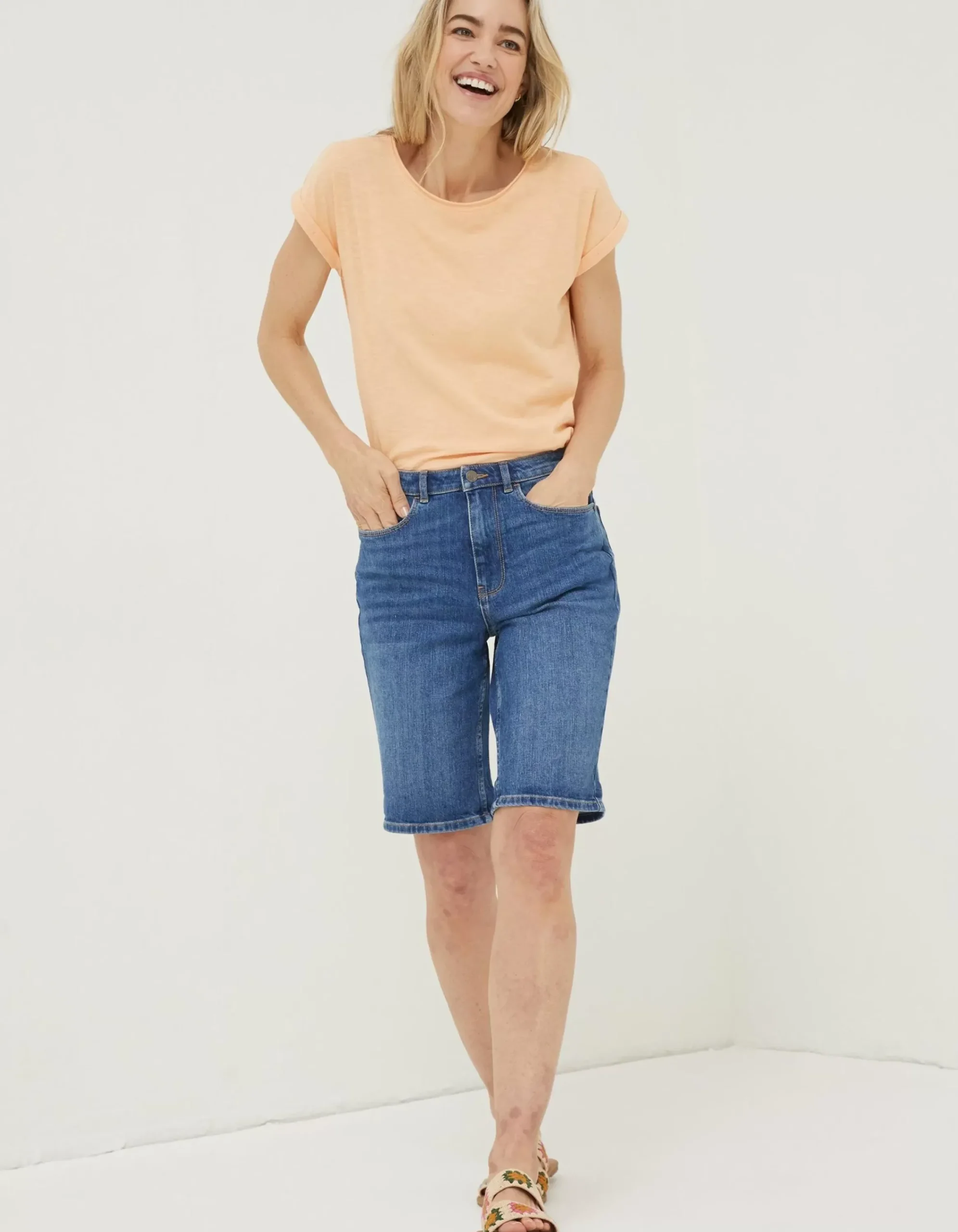 Women FatFace Tops & T-Shirts|Organic Cotton Ivy T Shirt