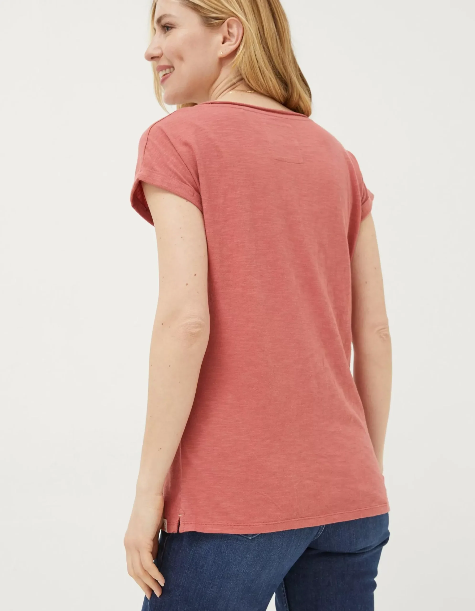 Women FatFace Tops & T-Shirts|Organic Cotton Ivy T Shirt