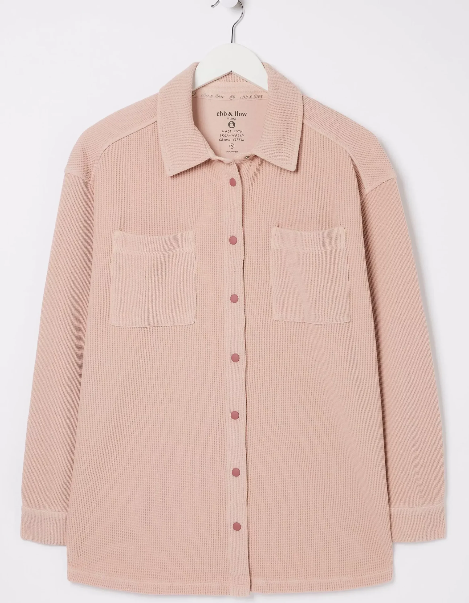 Women FatFace View All|Organic Cotton Liza Waffle Shirt
